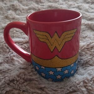 Wonder Woman Red Ceramic Coffee Mug